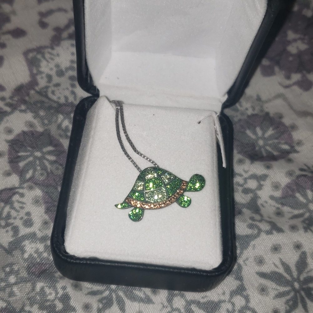 Turtle pendent and necklace